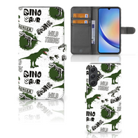 Telefoonhoesje met Pasjes voor Samsung Galaxy A24 4G Dinosaurus - thumbnail