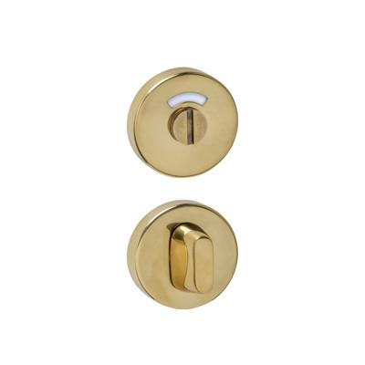 Intersteel Rozet Toilet- en Badkamersluiting Rond PVD Messingkleur