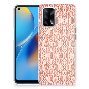 OPPO A74 4G TPU bumper Pattern Orange