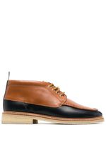 Thom Browne chaussures Top Deck à design bicolore - Marron Thom Browne chaussures Top Deck à design bicolore - Marron