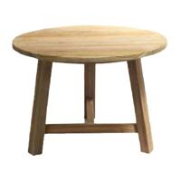 Teak table wood D70xH50cm - Van der leeden Teak table wood D70xH50cm - Van der leeden