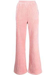 CHOCOOLATE pantalon en velours côtelé à coupe évasée - Rose