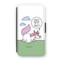 Unicorn: iPhone XS Flip Hoesje - thumbnail