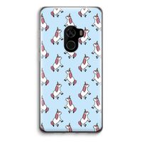 Eenhoorns overal: Xiaomi Mi Mix 2 Transparant Hoesje
