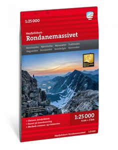 Wandelkaart Hoyfjellskart Rondanemassivet - Rondane | Noorwegen | Cala