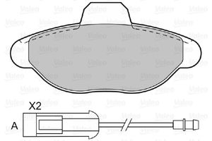Brake Pads Fiat Group 598011