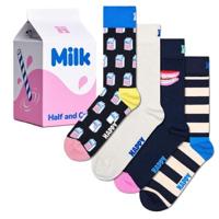 Happy socks 4 stuks Milk Carton Box Socks * Actie * Happy socks 4 stuks Milk Carton Box Socks * Actie *