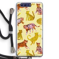 Cute Tigers and Leopards: Honor 9 Transparant Hoesje met koord