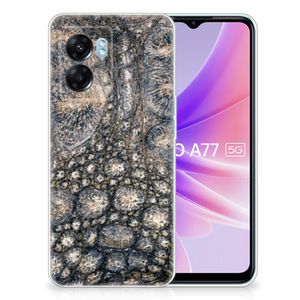 OPPO A77 | A57 5G TPU Hoesje Krokodillenprint