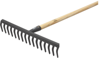 Meister Tuinhark 16T Zw Met Steel W - WU9850810