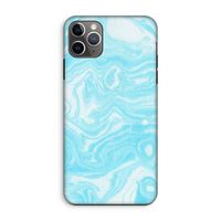 Waterverf blauw: iPhone 11 Pro Max Tough Case