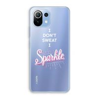 Sparkle quote: Xiaomi Mi 11 Lite Transparant Hoesje
