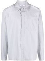 Theory chemise boutonnée à rayures - Gris