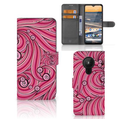 Nokia 5.3 Hoesje Swirl Pink