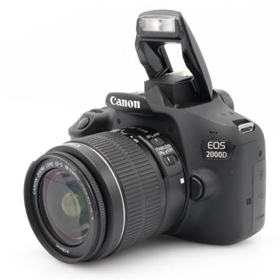 Canon EOS 2000D + EF-S 18-55mm F/3.5-5.6 IS II occasion