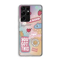 Positivity: Samsung Galaxy S21 Ultra Transparant Hoesje