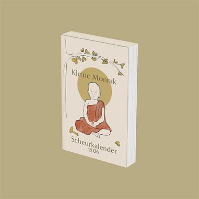Kleine Monnik Scheurkalender - 2026 - Rouwverwerking - Spiritueelboek.nl