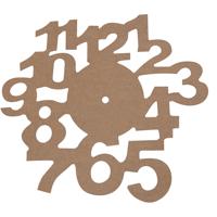 Creativ Company Klok, d 30 cm, dikte 3 mm, 1 stuk