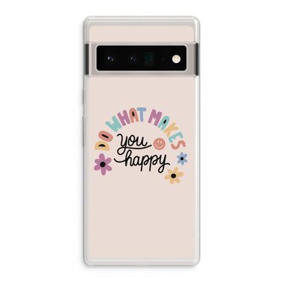 Happy days: Google Pixel 6 Pro Transparant Hoesje