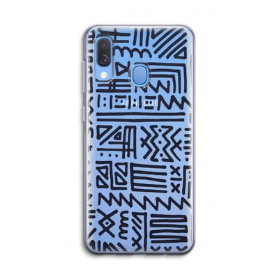Marrakech print: Samsung Galaxy A40 Transparant Hoesje