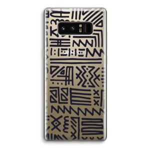 Marrakech print: Samsung Galaxy Note 8 Transparant Hoesje