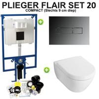 Plieger Flair Compact set20 Chroom (Meerprijs €20,00)