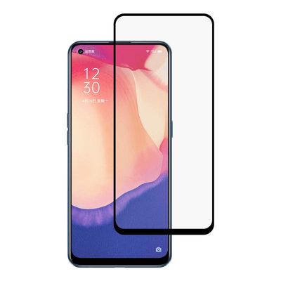 Voor OPPO Reno4 SE Full Glue Full Screen Tempered Glass Film