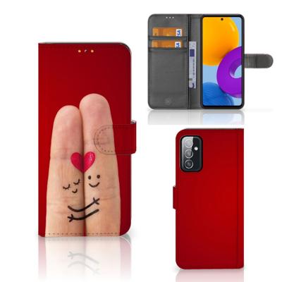 Samsung Galaxy M52 | Wallet Case | met Pasjes | Liefde - Origineel Romantisch Cadeau