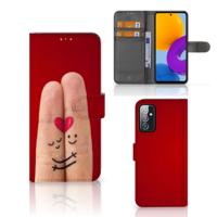 Samsung Galaxy M52 | Wallet Case | met Pasjes | Liefde - Origineel Romantisch Cadeau