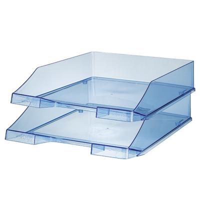 HAN Brievenbakje/postbakje A4 - transparant blauw - Documenten