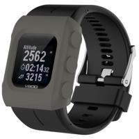 Effen kleur silicone horloge beschermende case voor POLAR V800 (grijs)