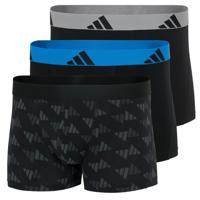 Adidas Boxers-Trunk flex cotton 3-pack zwart