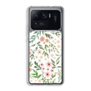 Botanical sweet flower heaven: Xiaomi Mi 11 Ultra Transparant Hoesje