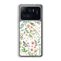 Botanical sweet flower heaven: Xiaomi Mi 11 Ultra Transparant Hoesje