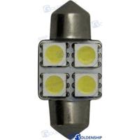 Bombilla led festoon GS10517 - BOMBILLA FESTON 4 LED 1,2W 10/30V