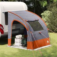 Tent Grijs en Oranje en Zwart 194 x 180 x 210 cm Polyester Tent Grijs en Oranje en Zwart 194 x 180 x 210 cm Polyester