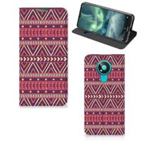 Nokia 3.4 | Hoesje met Magneet | Aztec Paars