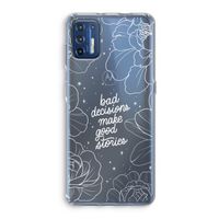 Good stories: Motorola Moto G9 Plus Transparant Hoesje