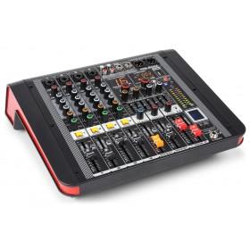 Power Dynamics PDM-M404A 4 kanaals muziek mixer / versterker