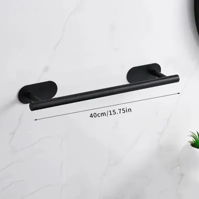 Zelfklevende RVS Badkamer Accessoireset - Geen Boren | Geborstelde Afwerking | Metalen Montage Zelfklevende RVS Badkamer Accessoireset - Geen Boren | Geborstelde Afwerking | Metalen Montage