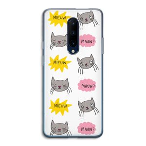 Meow: OnePlus 7 Pro Transparant Hoesje