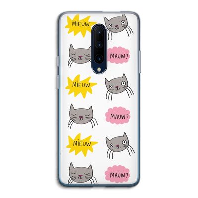 Meow: OnePlus 7 Pro Transparant Hoesje