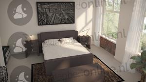 Opberg boxspring 160 x 210 cm- stofkleur 7032