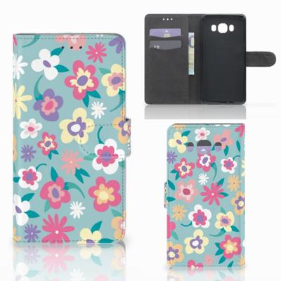 Samsung Galaxy J7 2016 Hoesje Flower Power Samsung Galaxy J7 2016 Hoesje Flower Power