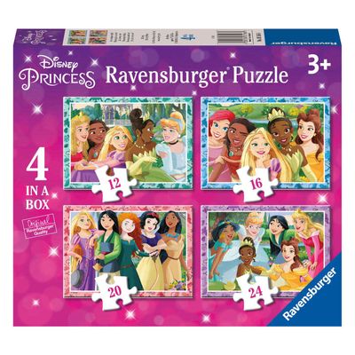 Ravensburger - puzzels prinses 4in1