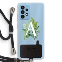 Green Brush: Samsung Galaxy A52 Transparant Hoesje met koord