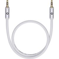 Oehlbach i-Connect J-35 Jackplug Audio Aansluitkabel [1x Jackplug male 3,5 mm - 1x Jackplug male 3,5 mm] 3.00 m Zwart Vergulde steekcontacten, OFC-kabel