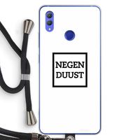 Negenduust vierkant: Honor Note 10 Transparant Hoesje met koord