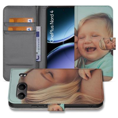 Book Case Hoesje Maken OnePlus Nord 4 | Eigen telefoonhoesje ontwerpen | Op maat gemaakt