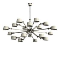 Tonone Bolt Chandelier 18 arms Hanglamp - Lichtgrijs - thumbnail